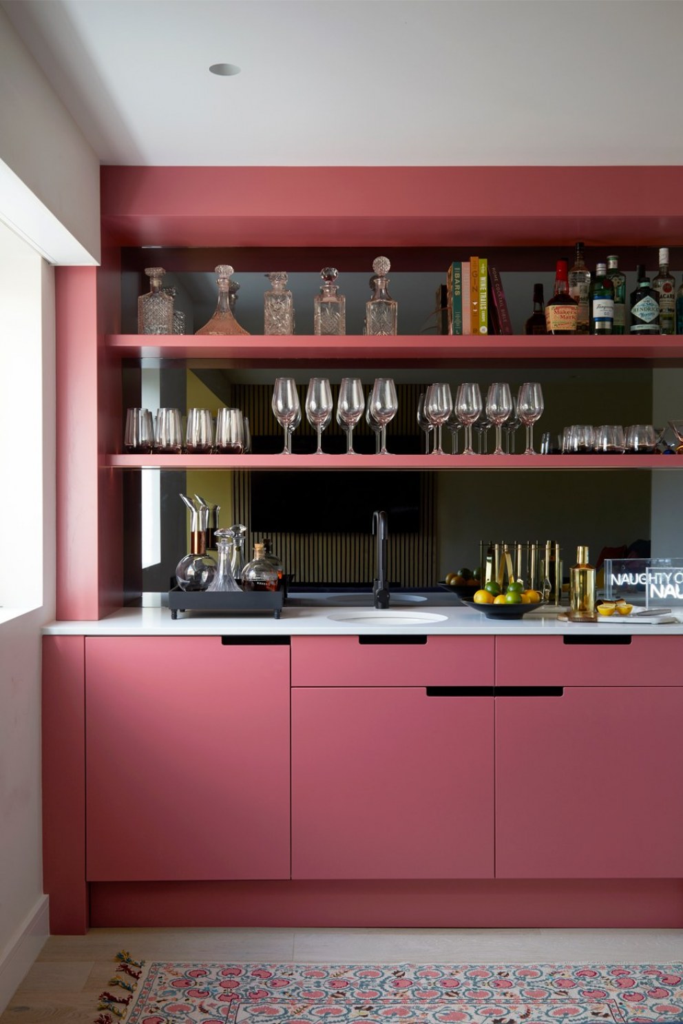 Marlow Mill | Marlow Mill Pink bar | Interior Designers